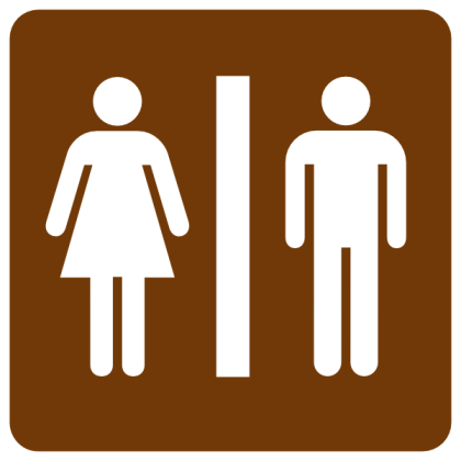 Restrooms Sign Roblox decal