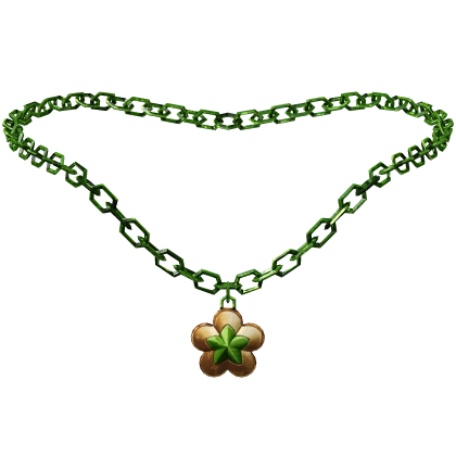 Green and Gold Wospooki Necklace | Roblox Item - Rolimon's