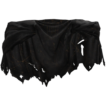 Verso's Massive Black Tattered Cape Roblox item