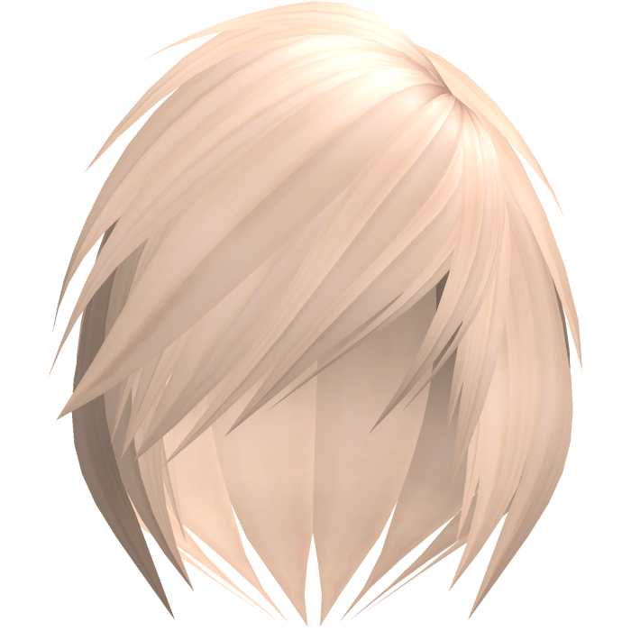 emo scene vkei blonde short moe hair