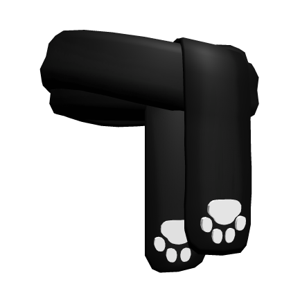 cute kawaii christmas kitty black scarf Roblox catalog item