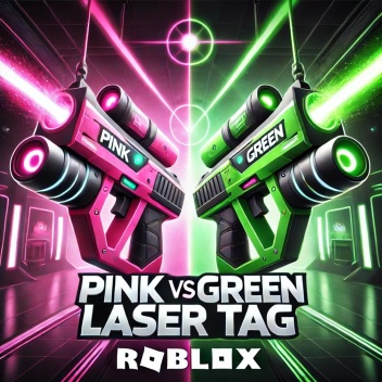 Pink VS Green Laser Tag