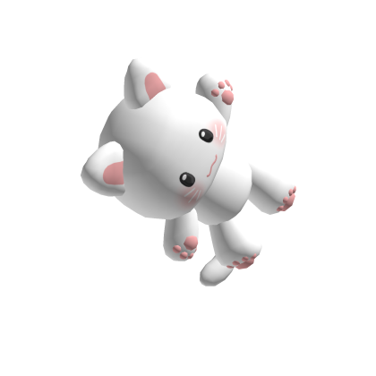 🍀Holdable Cat Plushie (White)