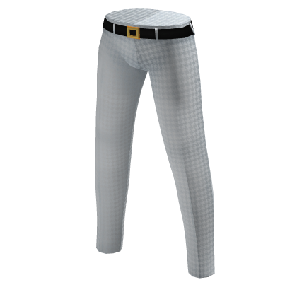 Slim Fit Trousers | White