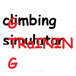 Climbing simulator TRAINNING
