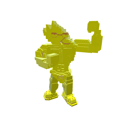 Golden Berdly Statue