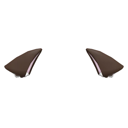 ♡ : brown droopy cat ears  Roblox item thumbnail