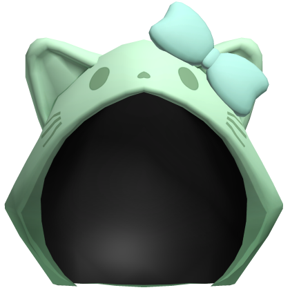 Green Hello Kitty Hood Roblox item