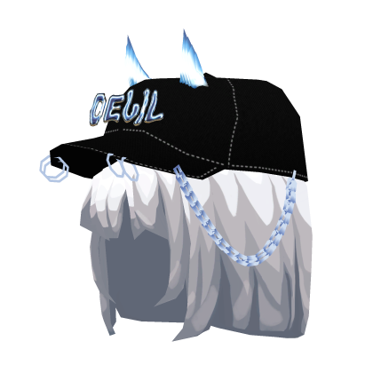 {ANIMATED} Devil / Angel Cap White Hair {😈/😇} Roblox item