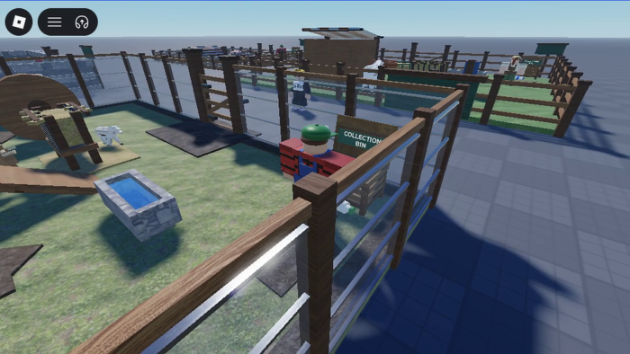 Animated Goat Farm Pen - Working Goat NPC preview 3