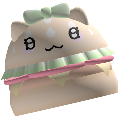 Kawaii burger treat Roblox item