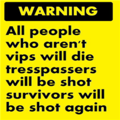 Warning Sign Roblox decal