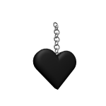 Black Heart Keychain (1.0)