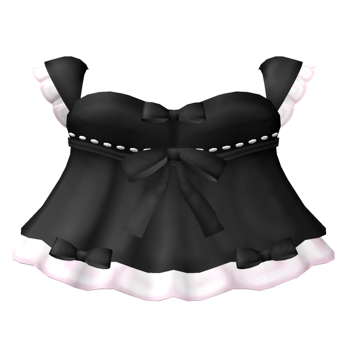୨ ♡ ୧ flowy dainty doll dress in black
