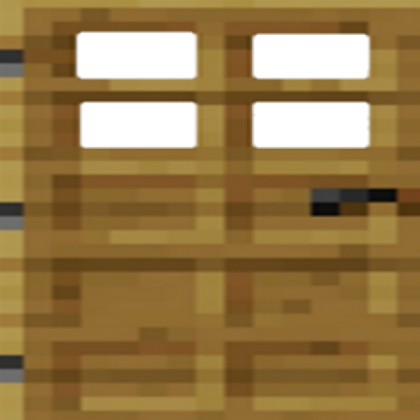 Minecraft Door [Transparent] Roblox decal