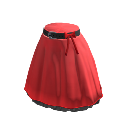 Summer Dress Skirt | Red & Black thumbnail