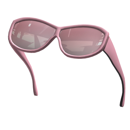 Pink Y2K Sassy Oversized Raised Sunglasses Roblox item
