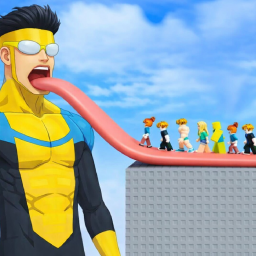 100 Players Jump Into Invincible!
