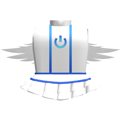 Frutiger Aero Angel Wing Dress Blue Roblox item