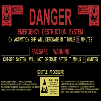 nos tr o mo emergency self destruct system
