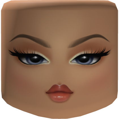 Ethereal Blue Diva Face Mask Nougat Skin Tone Roblox item