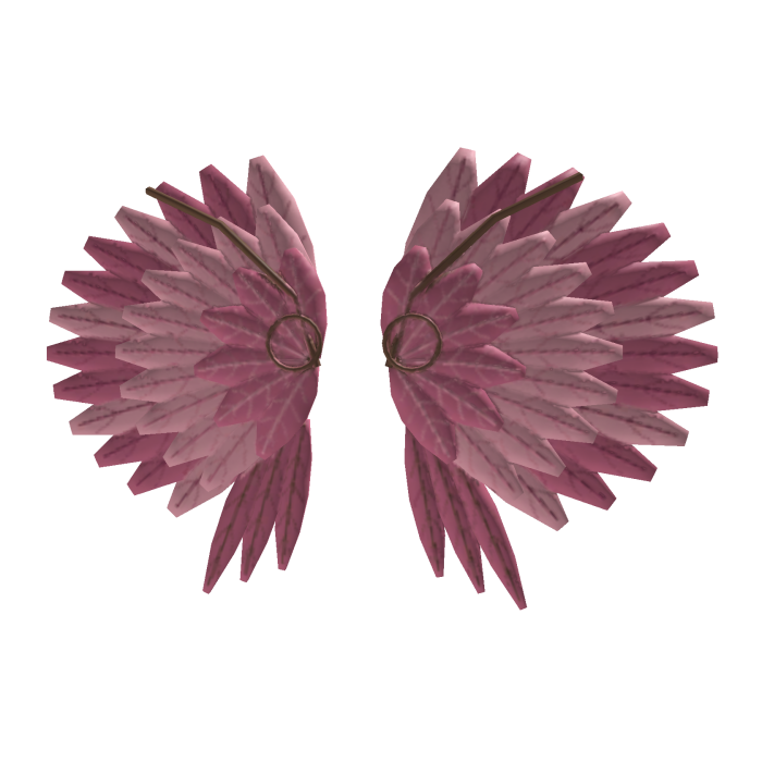 Roseglow Pink Feather Wings