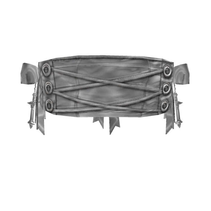 Pearlescent White Satin Corset Blindfold (3.0)