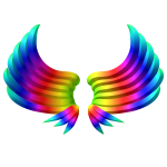 Rainbow Angel Wings
