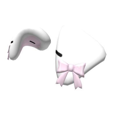 Cute White Puppy Ears Roblox item