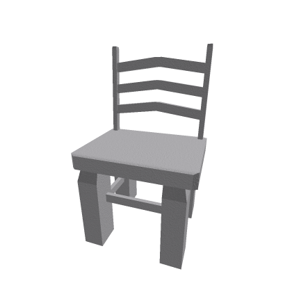 No texture wooden chair