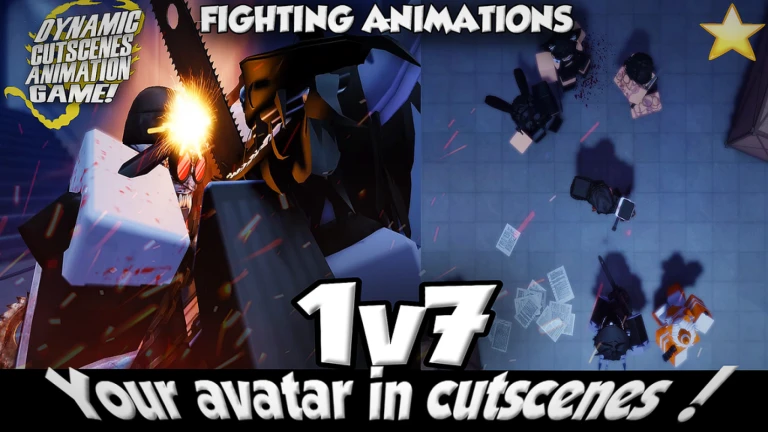 🎥[1V8!] Dynamic Cutscenes Animation Game