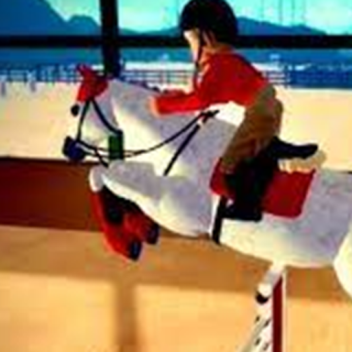 Horse jumping!