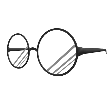 Gray Round Glasses Roblox item