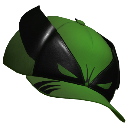 Green Backwards Wolverine Cap Roblox item
