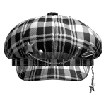 Black & White Fabric Hat