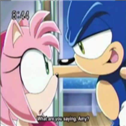 Amy and sonic Roblox decal