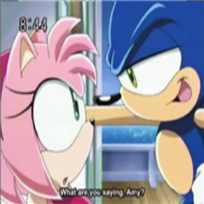 Amy and sonic Roblox decal