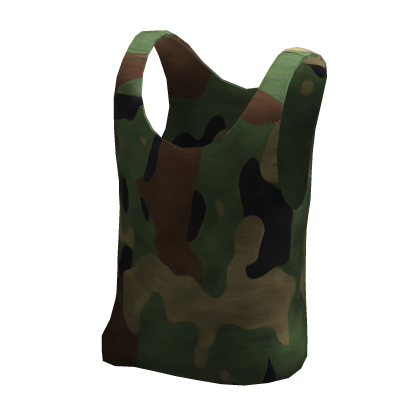 Military Tank Top | Camo | Forest A thumbnail