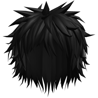 black emo hair