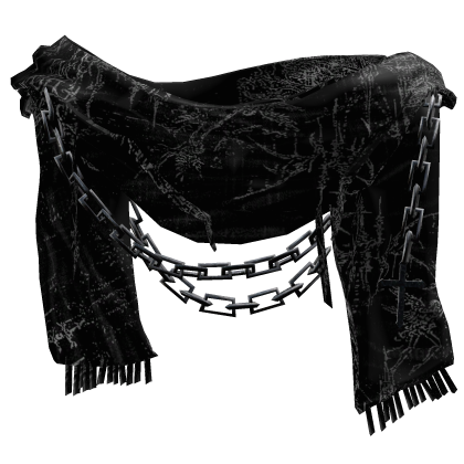Grunge Emo Distressed Neck Scarf