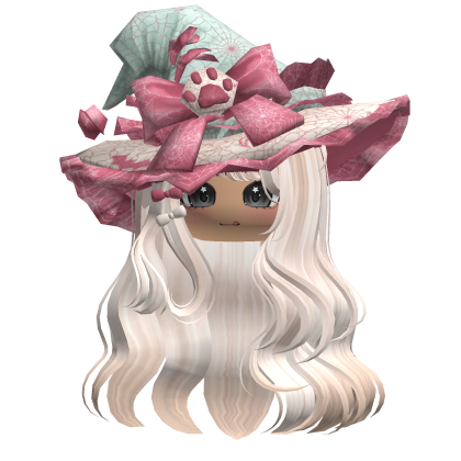 Beige Kawaii Witch Halloween Hair