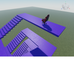 Stairway to chair