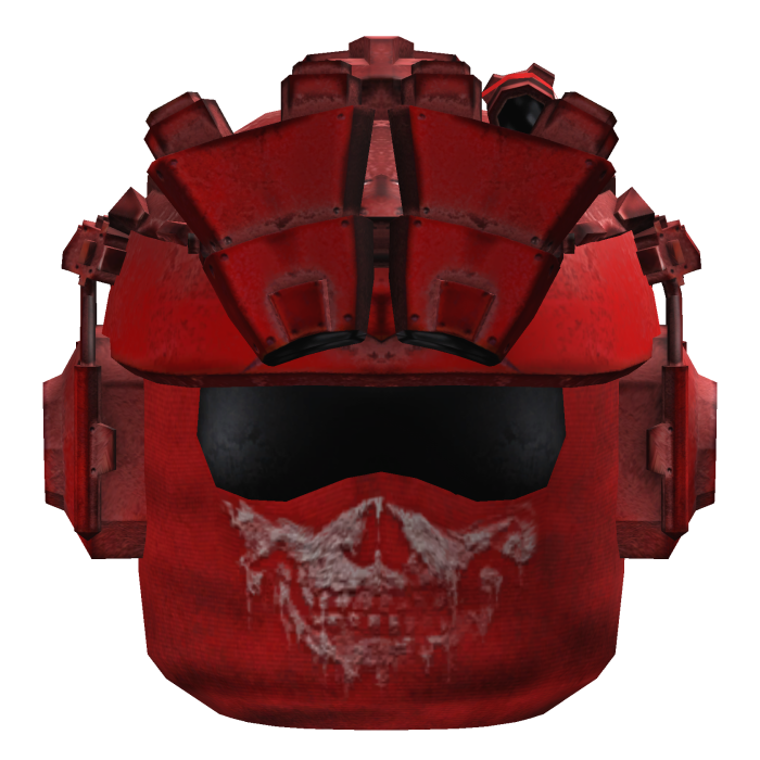 Red Tactical Helmet