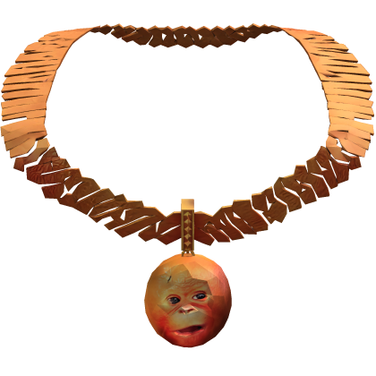 Iced Out Orangeutan Orange Monkey Chain 1.0