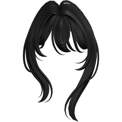Emo Messy Bangs (Black) Roblox item