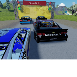 BASIC ROBLOX RACING TRACK!