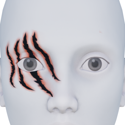 Orange Neon Void Scar
