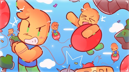 Balloon Buddies🎈 [+2 Player Obby]