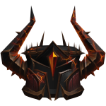 Magma Fiery Warlord Helmet