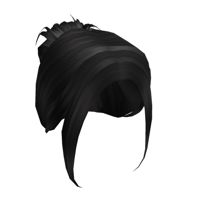 Popular Messy Y2K Hair Tied (Black) Roblox item